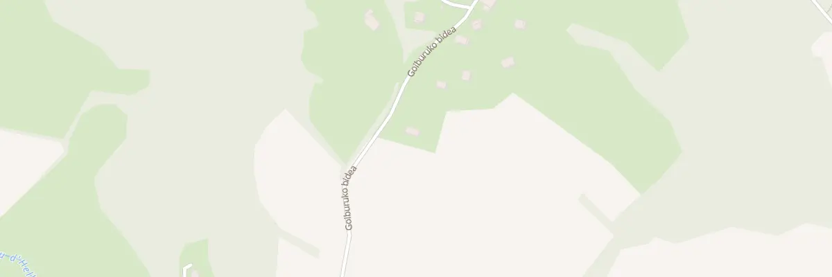 Plan du 1340 Goiburuko bidea à Sare