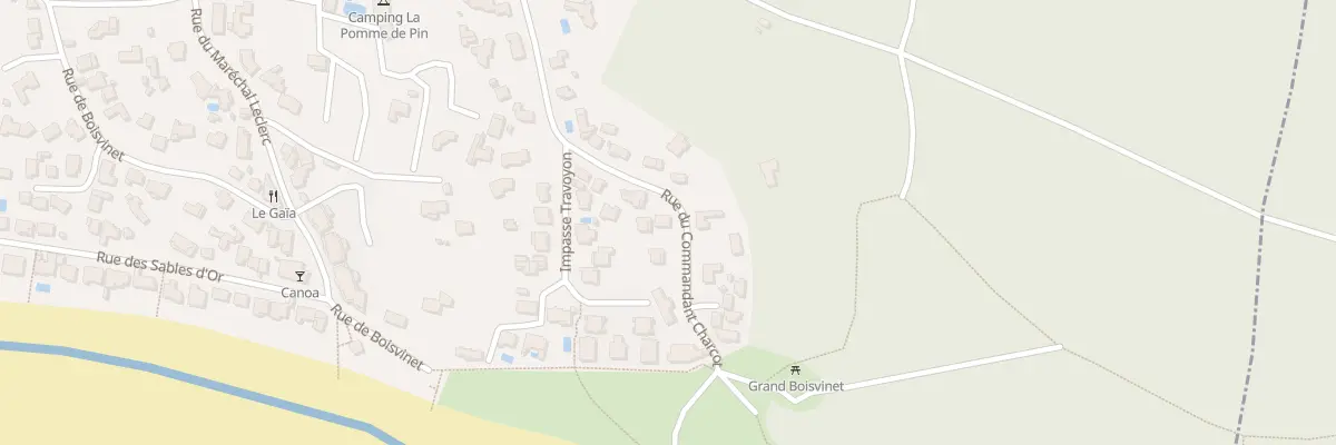 Plan du 22B Rue du Cdt Charcot à Jard-sur-Mer