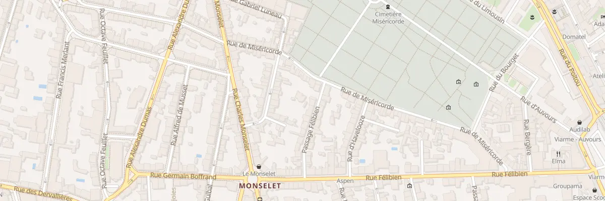 Plan du 45 Rue de Miséricorde à Nantes