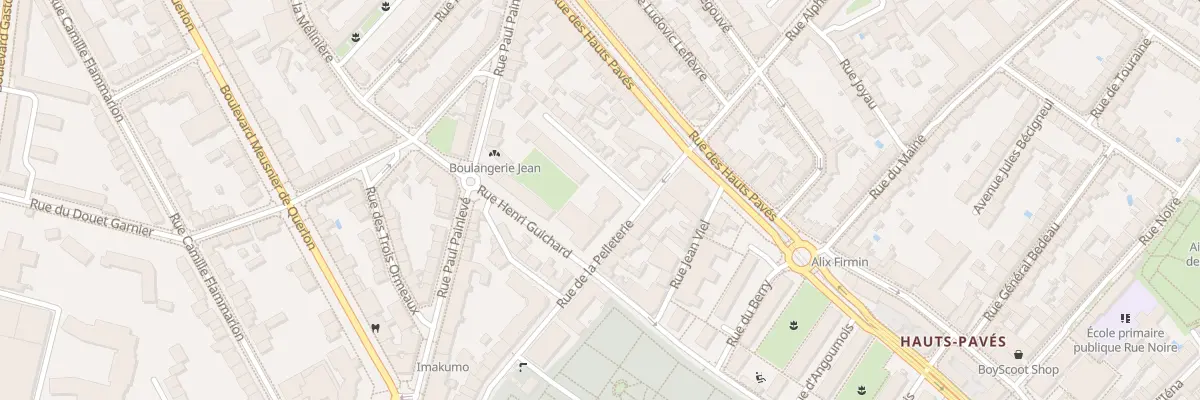 Plan du 29 Rue de la Pelleterie à Nantes