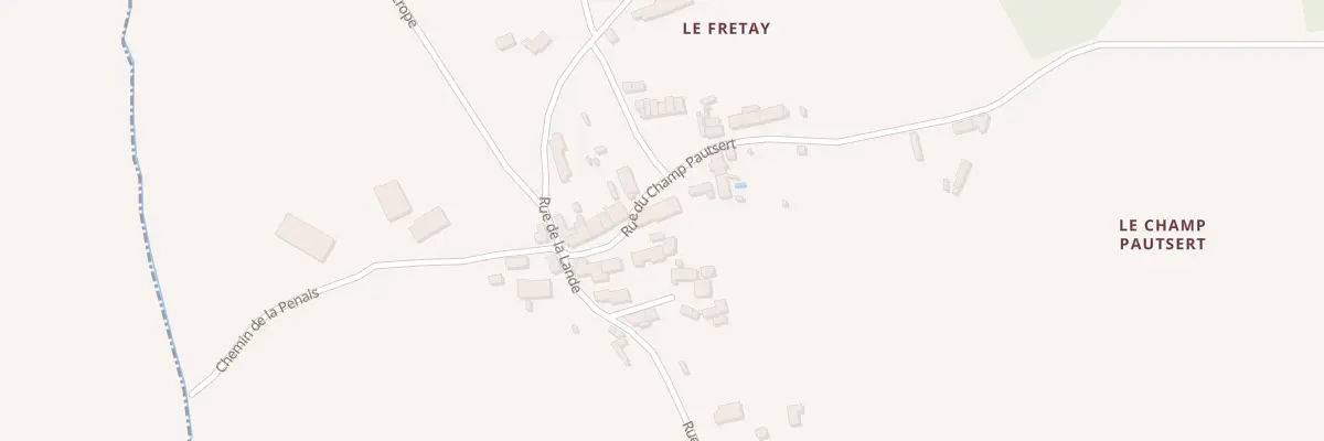 Plan du 7 Rue du Champ Pautsert à Teillay