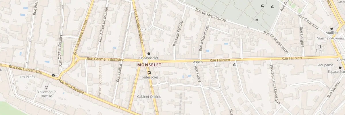 Plan du 22B Pas Félibien à Nantes