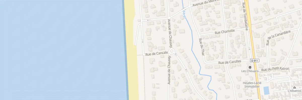 Plan du 38 Rue de Cancale à Saint-Pair-sur-Mer