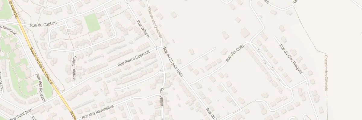 Plan du 440 Rue du 25 Juin 1944 à Cherbourg-en-Cotentin