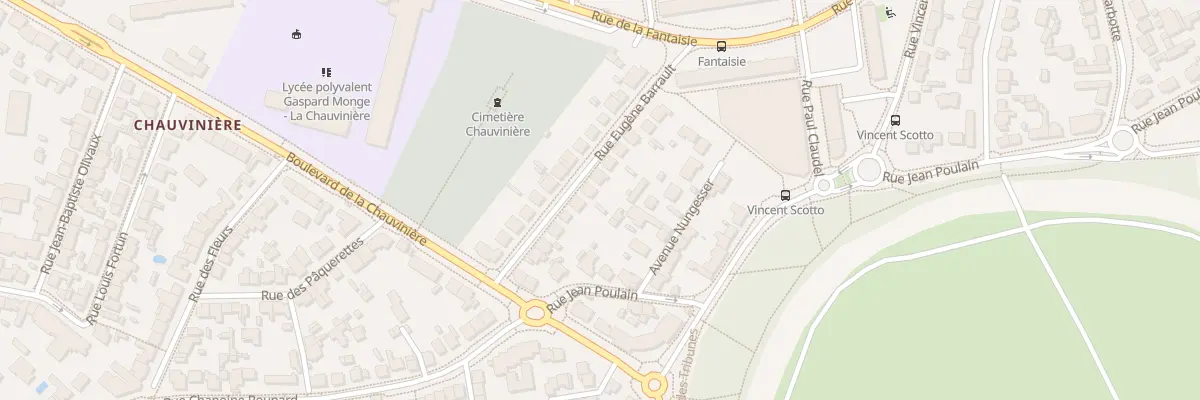 Plan du 14 Rue Eugène Barrault à Nantes