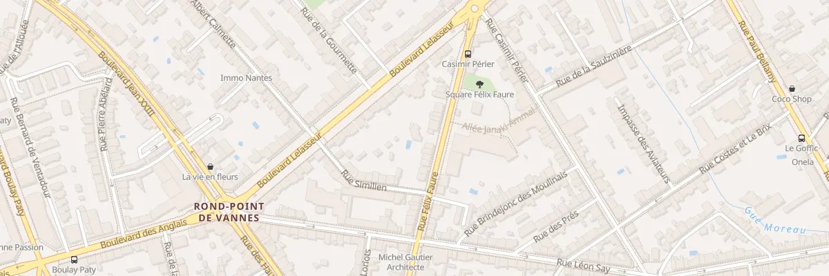 Plan du 61 Rue Félix Faure à Nantes
