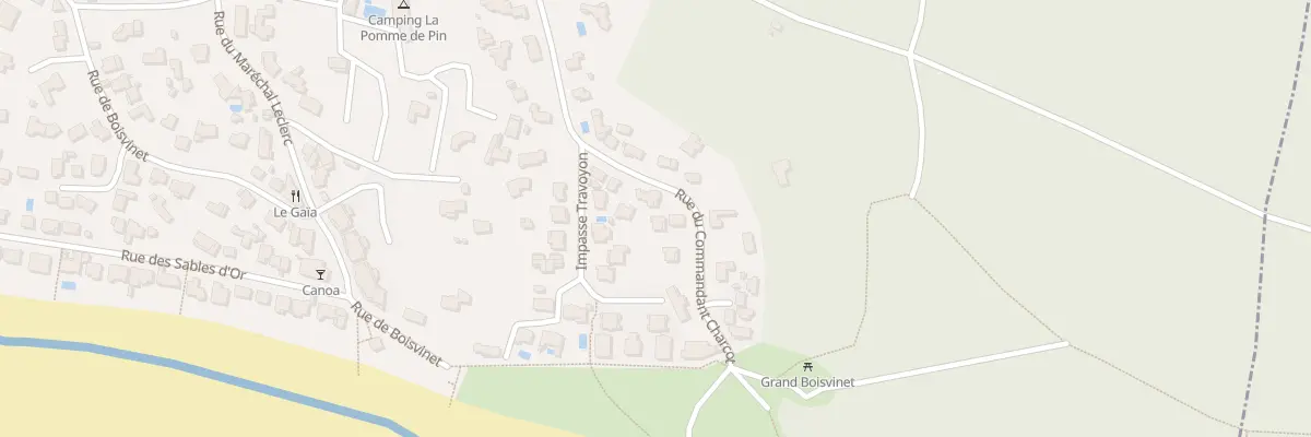 Plan du 24 Rue du Cdt Charcot à Jard-sur-Mer