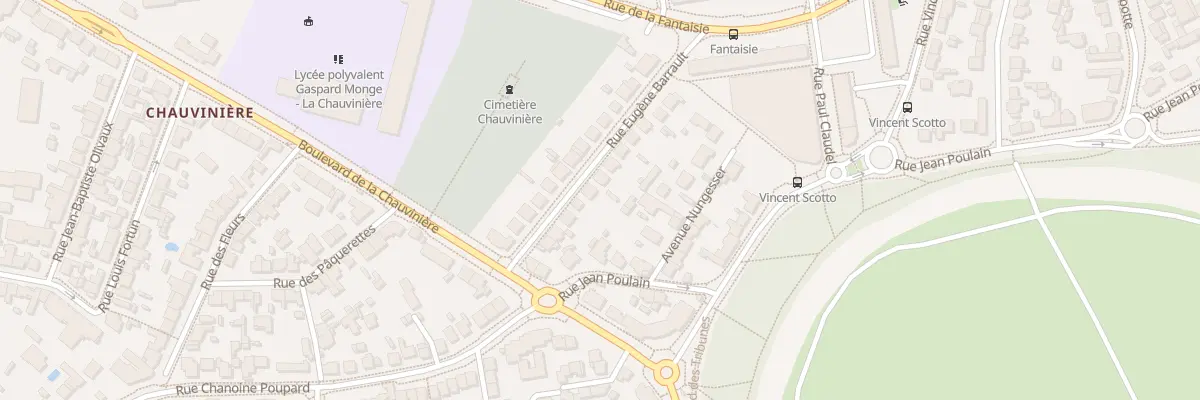 Plan du 12 Rue Eugène Barrault à Nantes