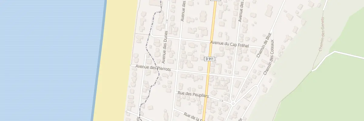 Plan du 57 Av des Mines d’Or Jullouville à Jullouville
