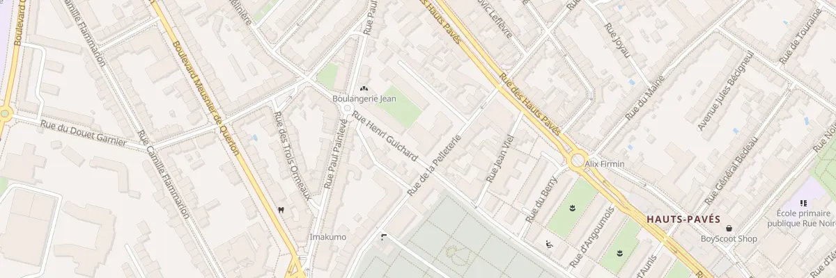 Plan du 27B Rue de la Pelleterie à Nantes