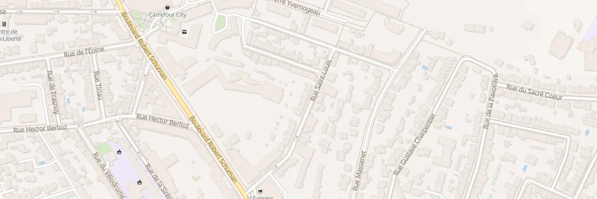 Plan du 27 Rue Saint Louis à Nantes