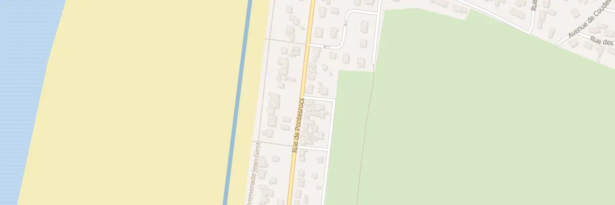 Plan du 33 Rue de Pontesrocs à Bréhal