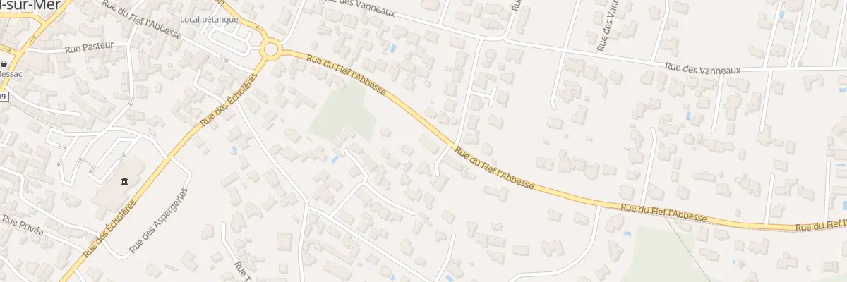 Plan du 58 Rue du fief l’abbesse à Jard-sur-Mer