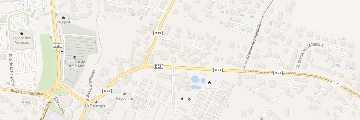Plan du 57T Rue Georges Clémenceau à Jard-sur-Mer