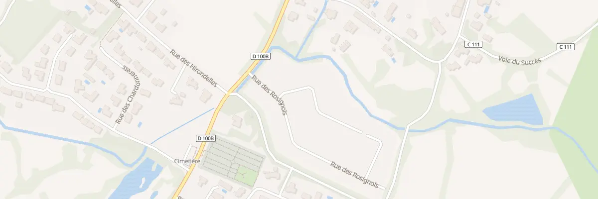 Plan du 3 Rue des Bergeronnettes à Landeronde