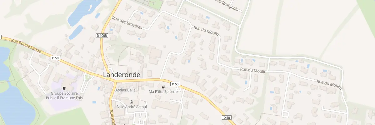 Plan du 51 Rue du moulin à Landeronde