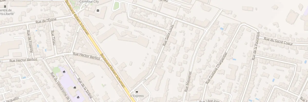 Plan du 23 Rue Saint Louis à Nantes