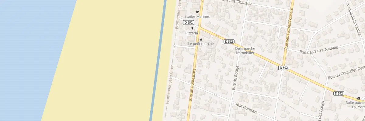 Plan du 12A Rue de Pontesrocs à Bréhal
