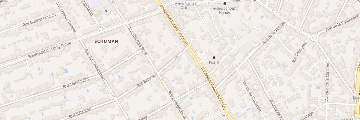Plan du 1 Rue de Bélanton à Nantes
