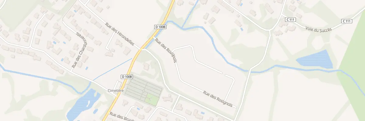Plan du 1 Rue des Rossignols à Landeronde