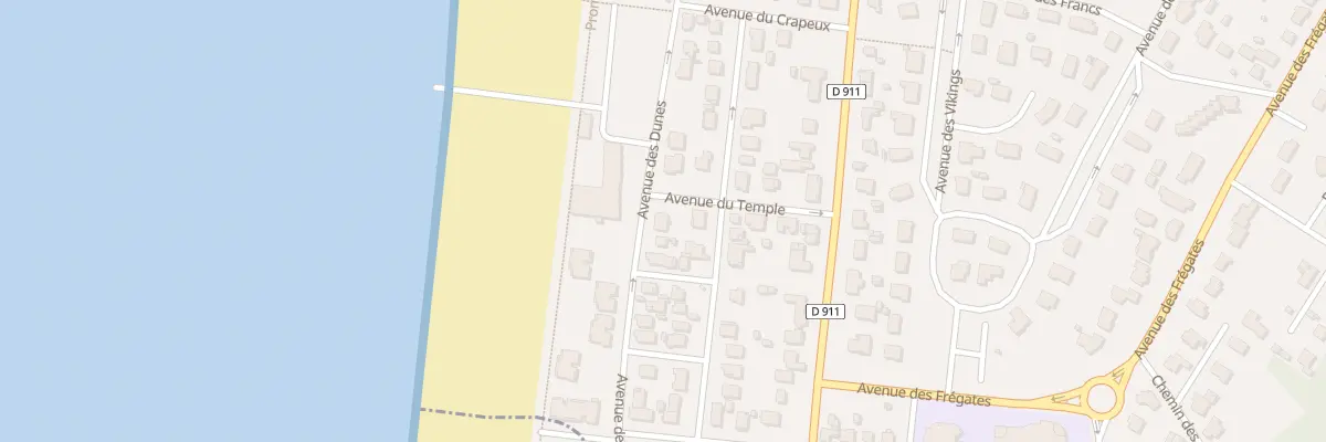Plan du 21 Av des Dunes -Jullouville à Jullouville