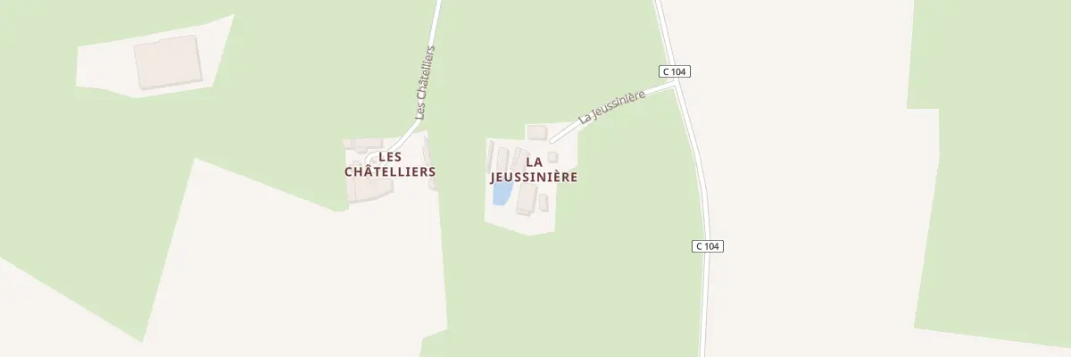 Plan du 5109 La Jeussinière à Tresbœuf