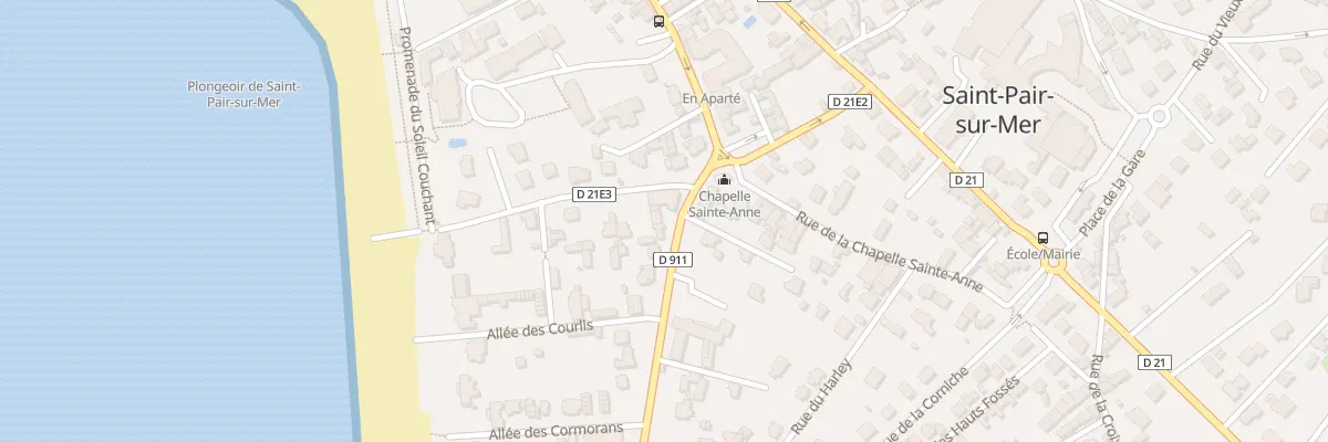 Plan du 28 Rue Charles Mathurin à Saint-Pair-sur-Mer