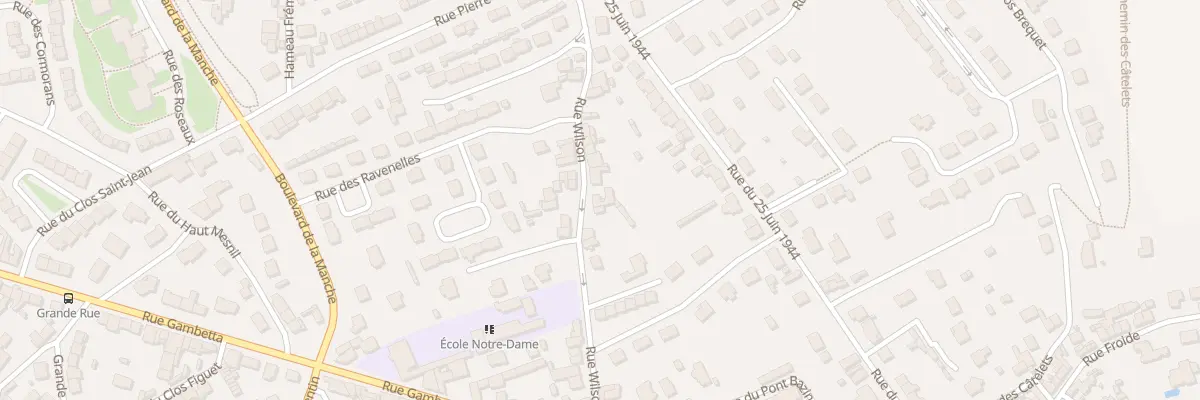 Plan du 186 Rue Wilson à Cherbourg-en-Cotentin