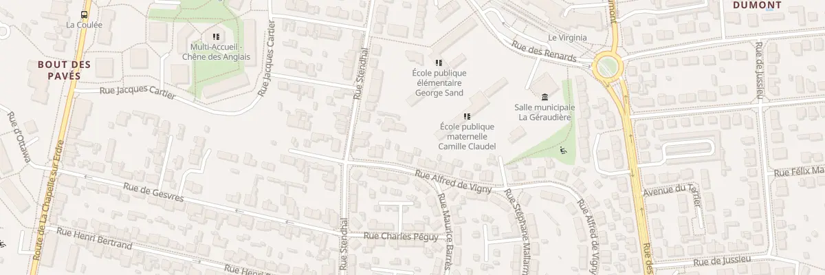 Plan du 56 Rue Alfred de Vigny à Nantes