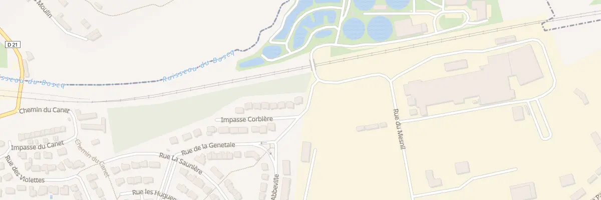 Plan du 265 Rue Bernard d’Abbeville à Granville