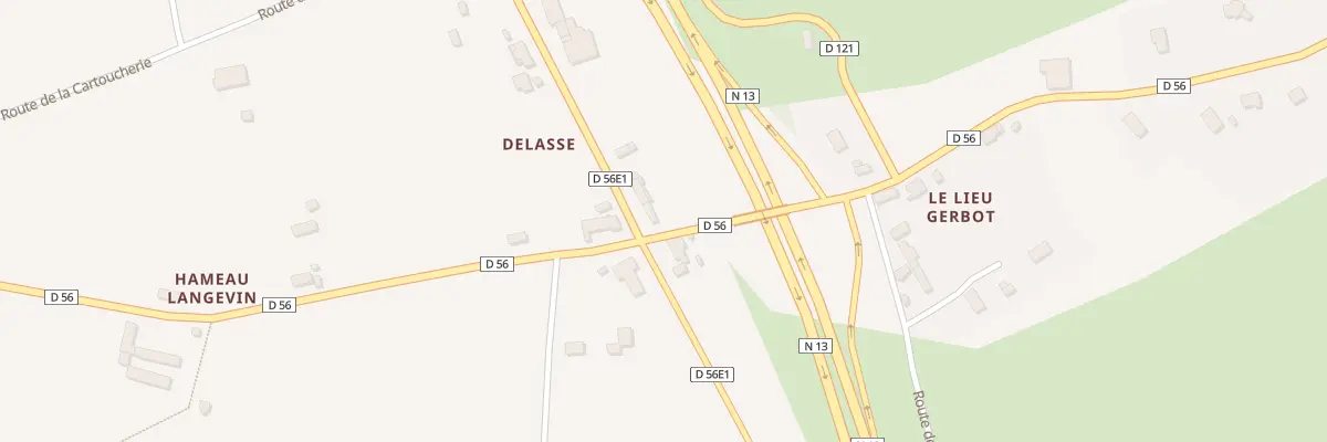 Plan du 14 Rte de Delasse à Brix