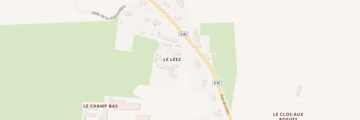Plan du 1A Imp du Leez à Pleine-Fougères