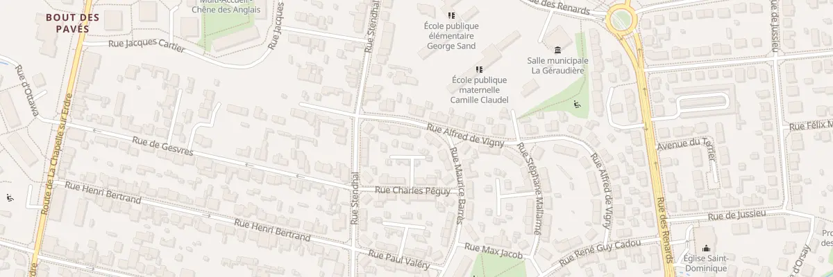 Plan du 29 Rue Alfred de Vigny à Nantes