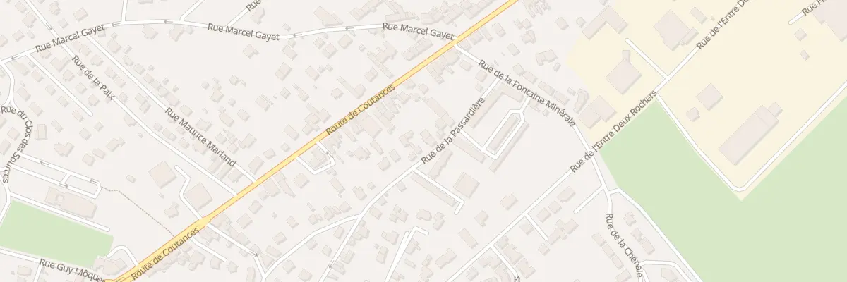 Plan du 83 Rue de la Passardière à Donville-les-Bains