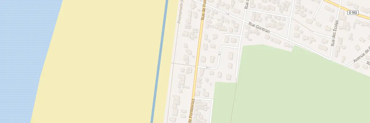 Plan du 40 Rue de Pontesrocs à Bréhal