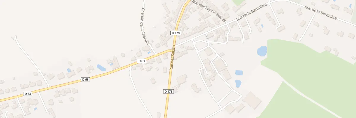 Plan du 43 Rue des Sables à Saint-Colomban