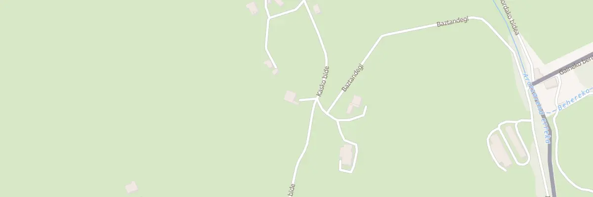 Plan du 1360 Kasko bide à Sare