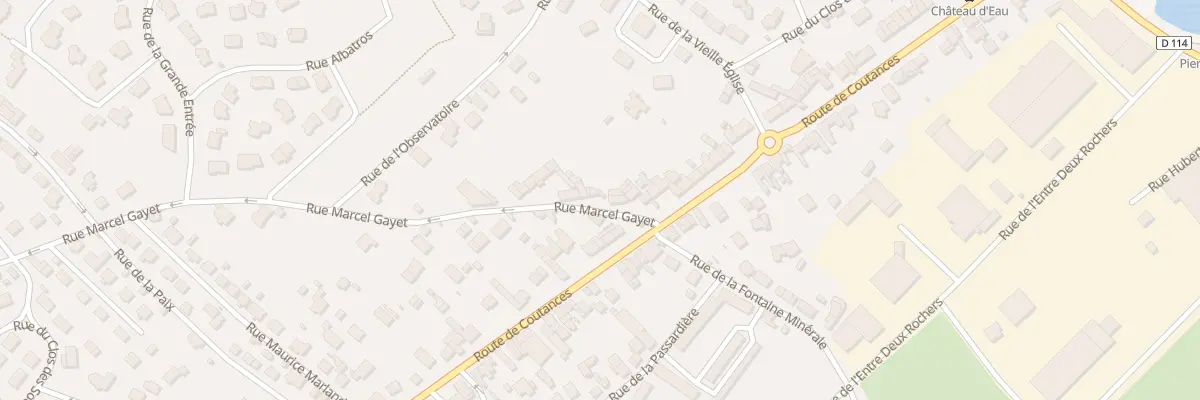 Plan du 6 Rue Marcel Gayet à Donville-les-Bains