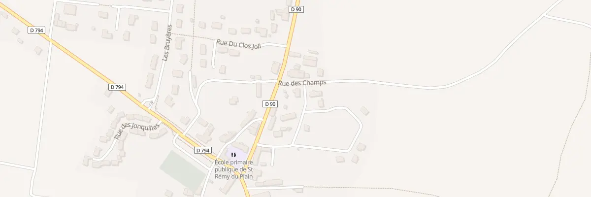 Plan du 2 Rue Des Champs à Saint-Rémy-du-Plain