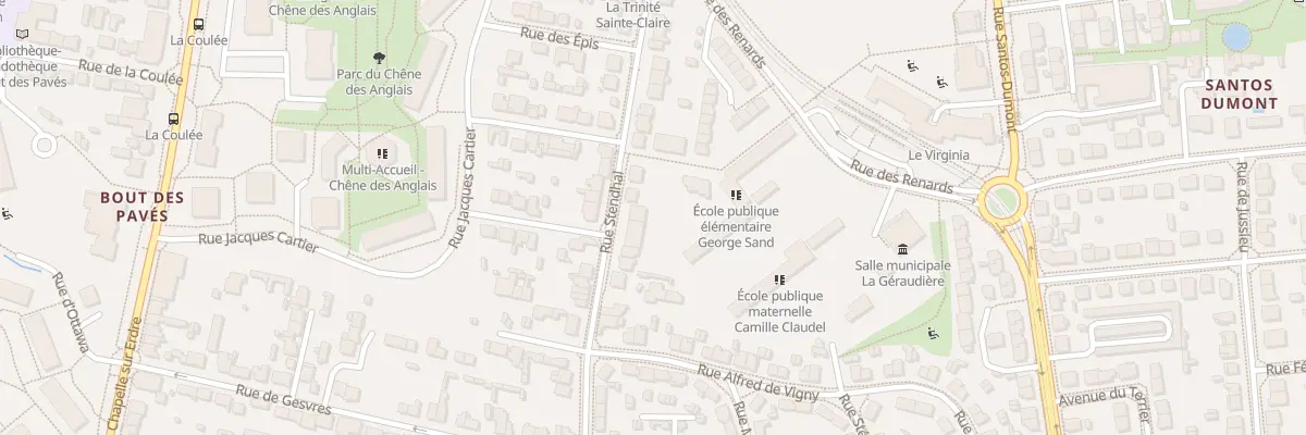 Plan du 42 Rue Stendhal à Nantes