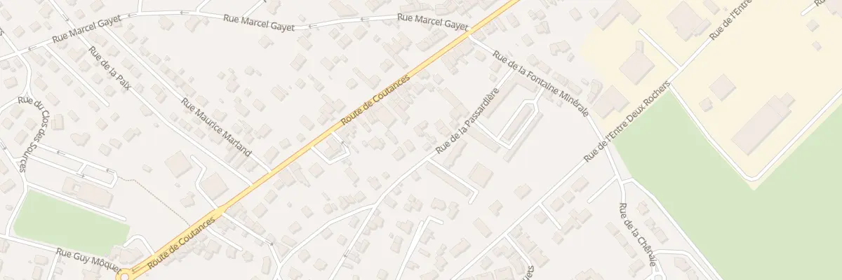 Plan du 79 Rue de la Passardière à Donville-les-Bains