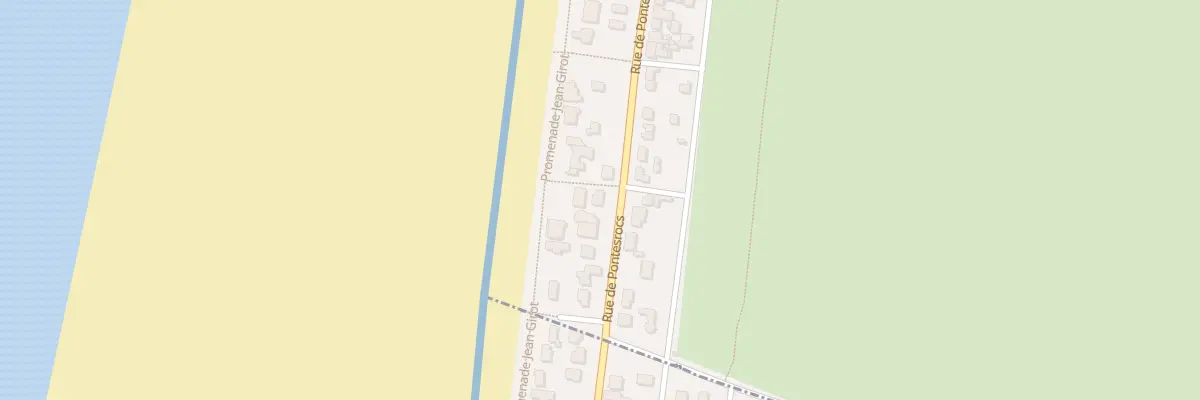 Plan du 64 Rue de Pontesrocs à Bréhal