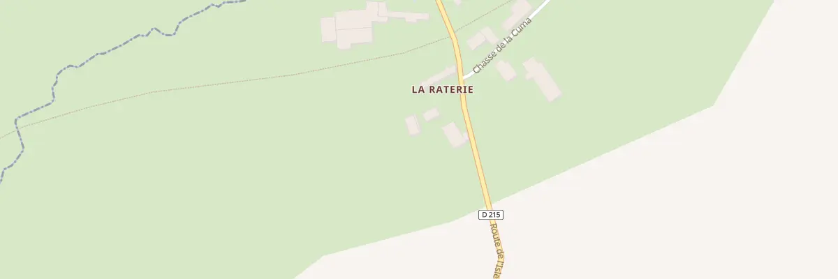 Plan du 5010 La Raterie à Catteville