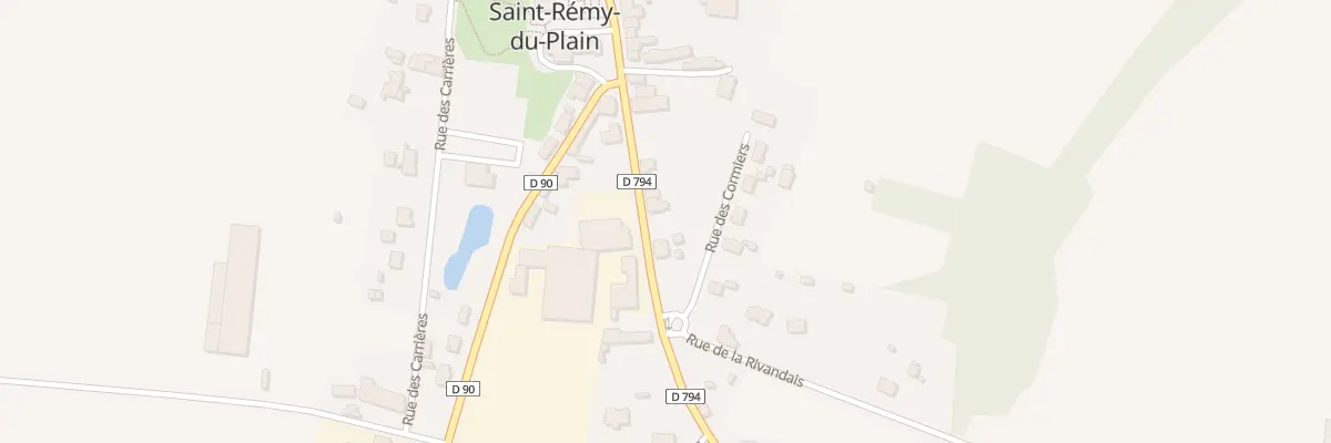 Plan du 11 Rue Des Hortensias à Saint-Rémy-du-Plain