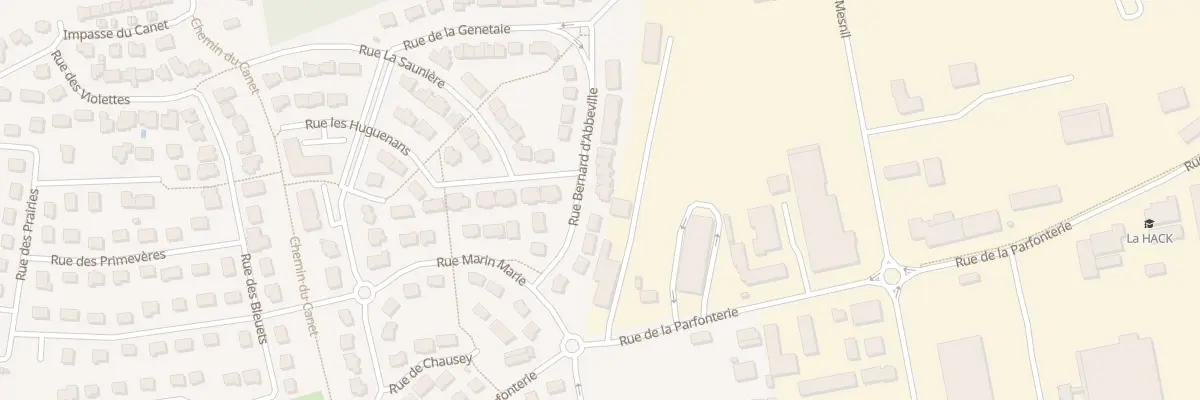 Plan du 82 Rue Bernard d’Abbeville à Granville