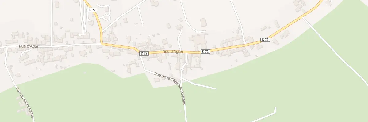 Plan du 91 Rue de la Rue d’Agon à Agon-Coutainville