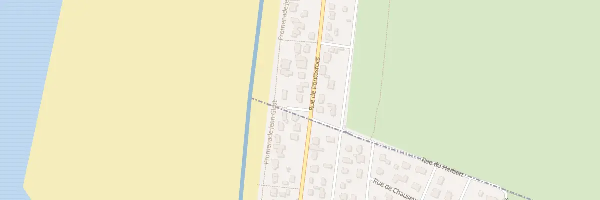 Plan du 72 Rue de Pontesrocs à Bréhal