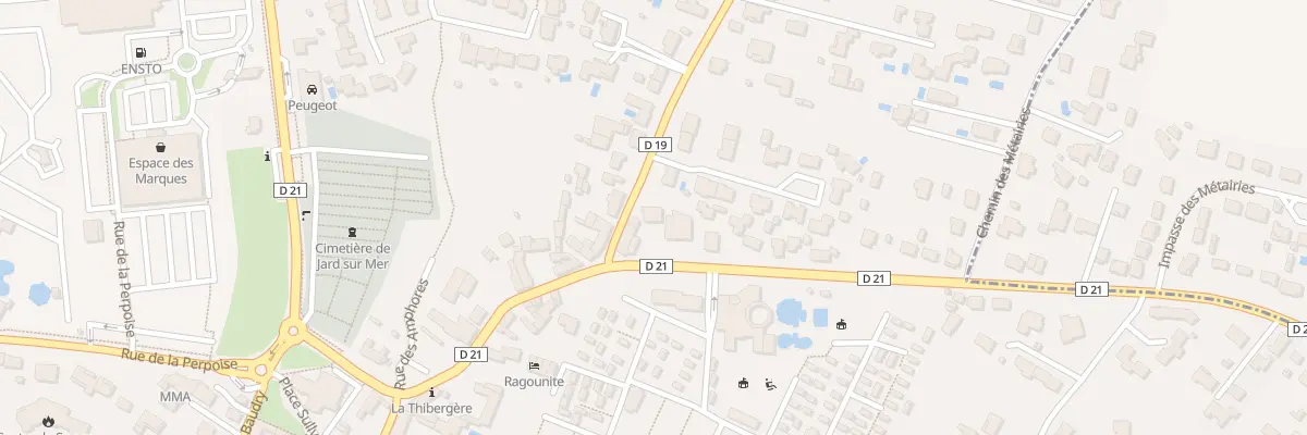Plan du 55 Rue Georges Clémenceau à Jard-sur-Mer