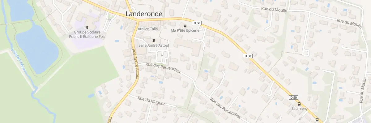 Plan du 9 Rue des pervenches à Landeronde