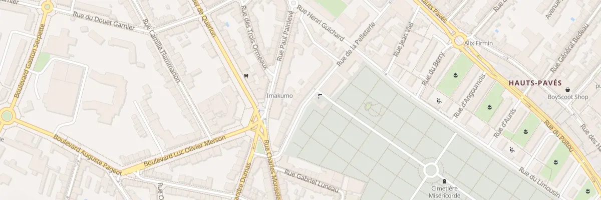 Plan du 13 Rue de la Pelleterie à Nantes